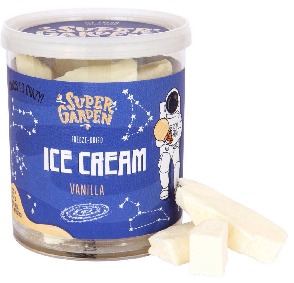 SUPERGARDEN Freeze Dried Vanilla Ice Cream Party Sweets 35g 1.23oz