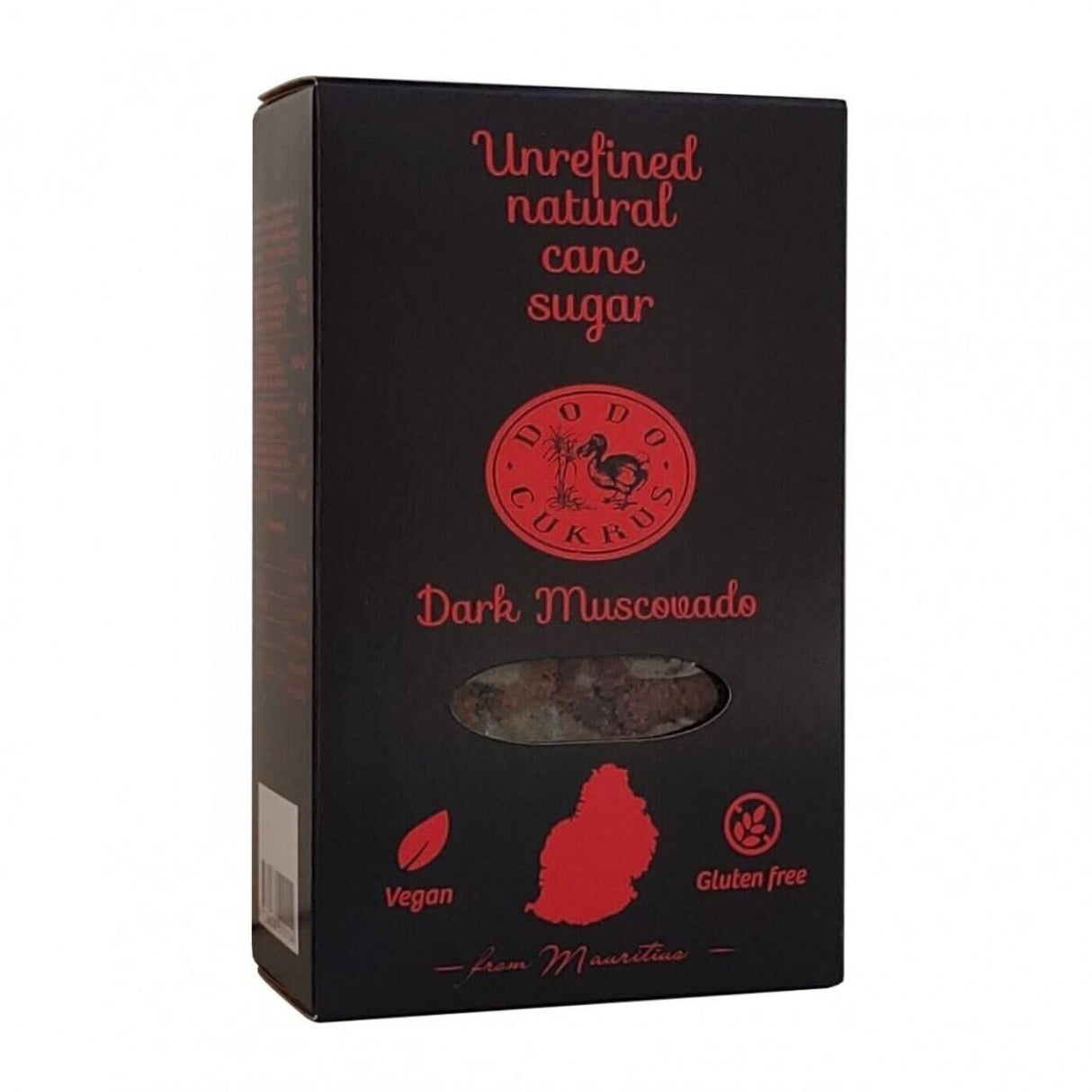 DODO Dark Muscovado Unrefined Natural Cane Sugar 500g