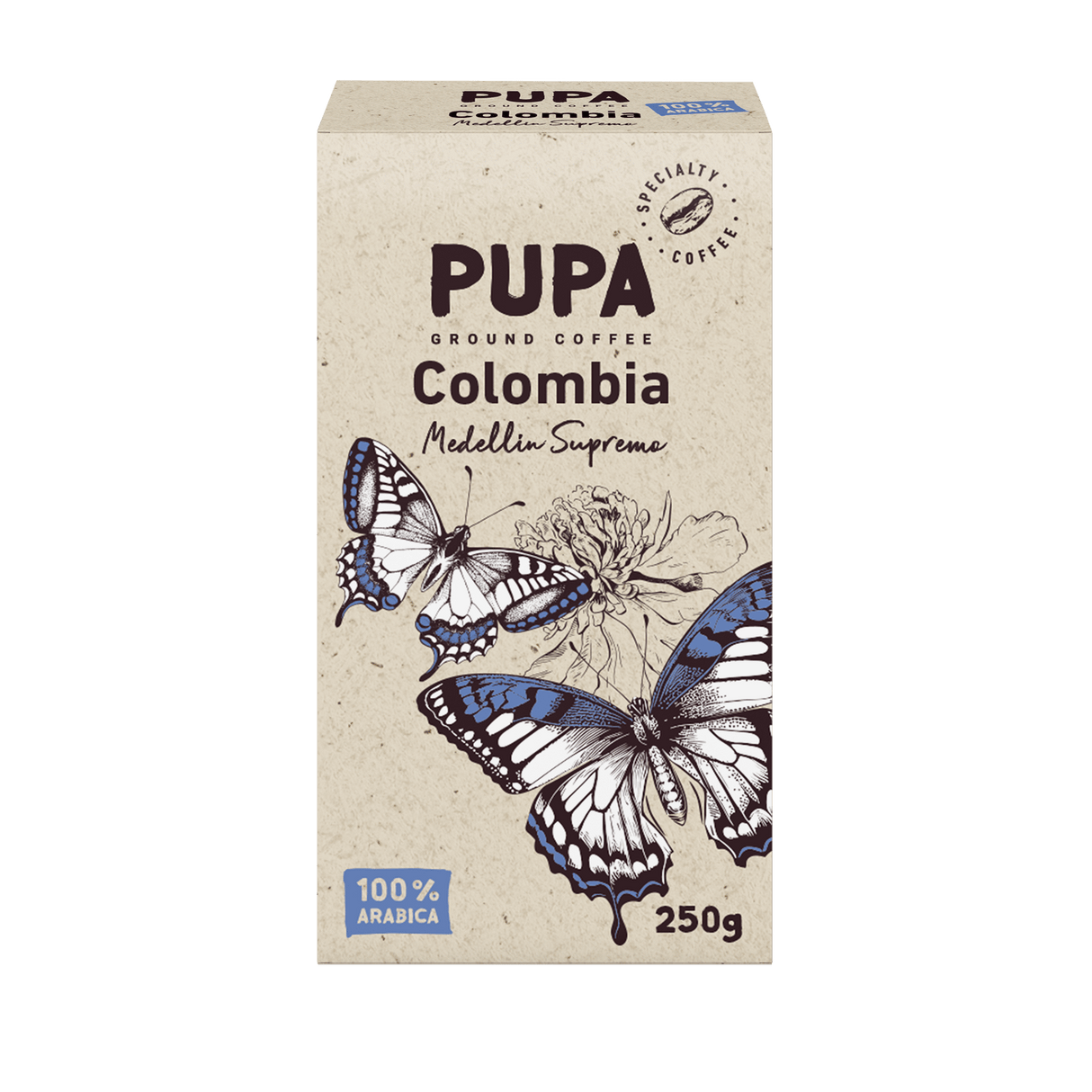 PUPA COLOMBIA Medellin Supremo Ground Coffee 250g 8.8oz