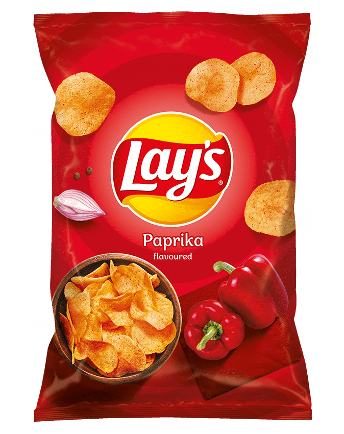 LAYS Paprika Flavor Potato Chips 130g