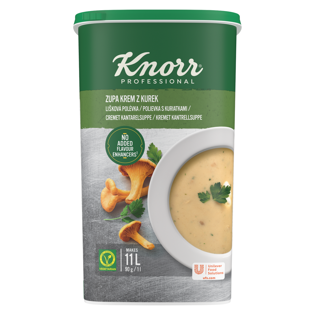 KNORR PROFESSIONAL For Chefs Instant Creamy Chanterelle Soup 1kg