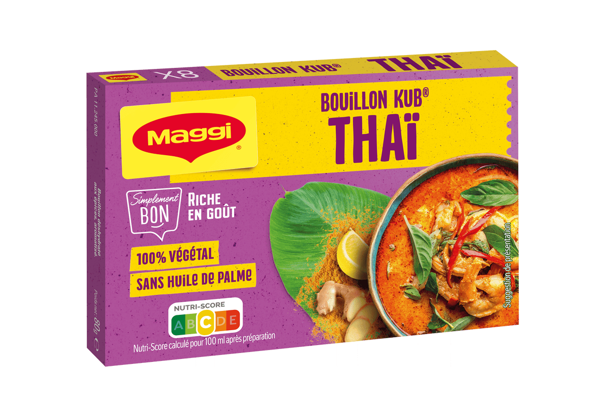 MAGGI THAI Bouillon Broth Soup Cubes 80g 2.8oz