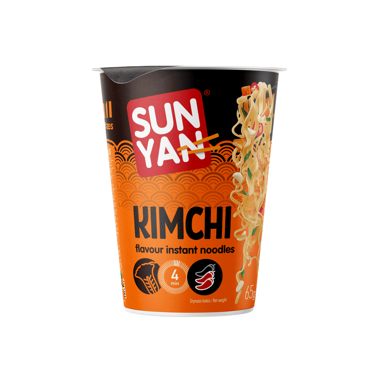 SUN YAN Kimchi Flavor Instant Noodles 65g