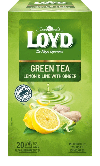 LOYD Green Tea with Lemon, Lime & Ginger 34g