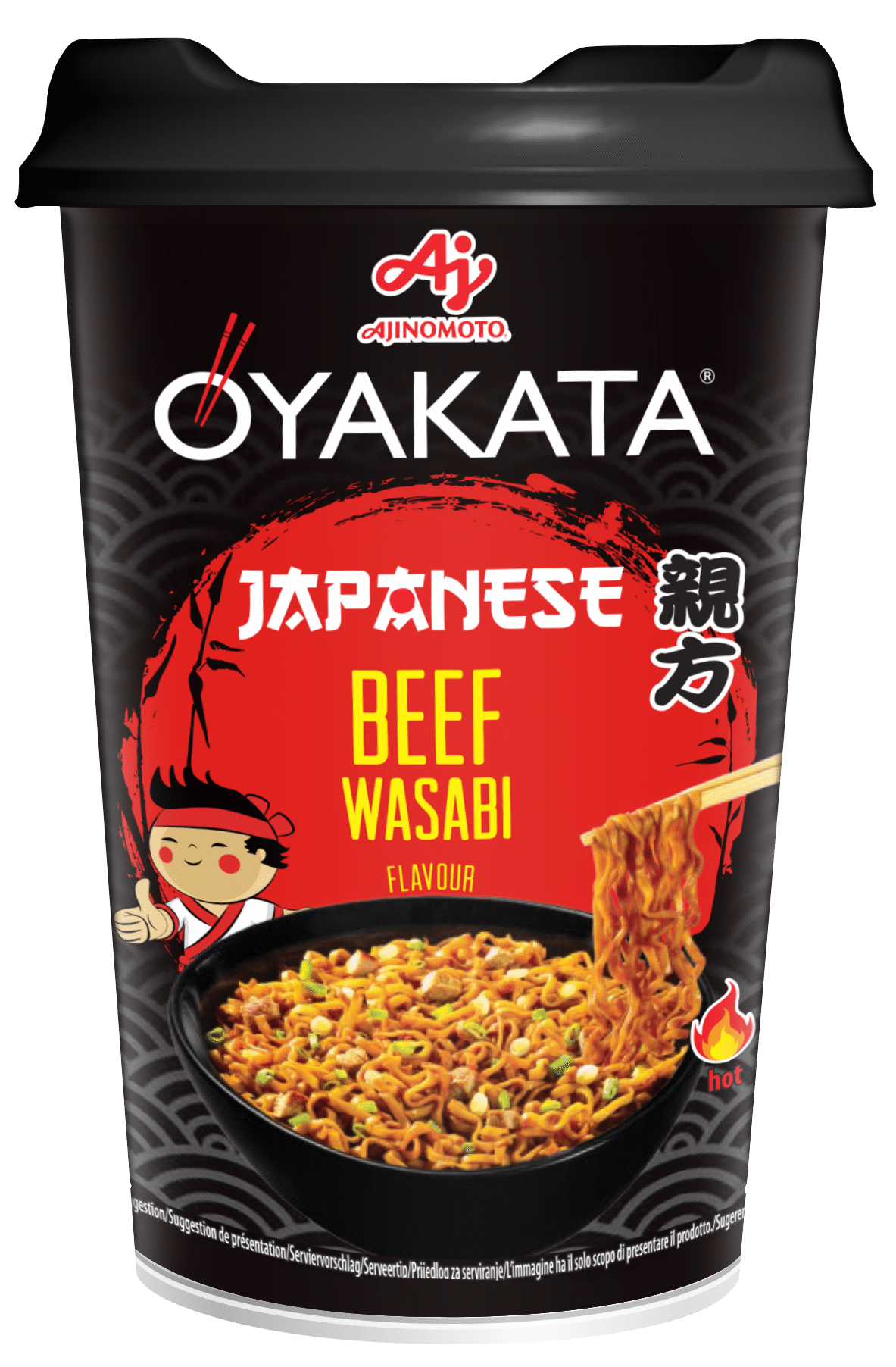 OYAKATA Beef & Wasabi Flavor Instant Noodles 93g