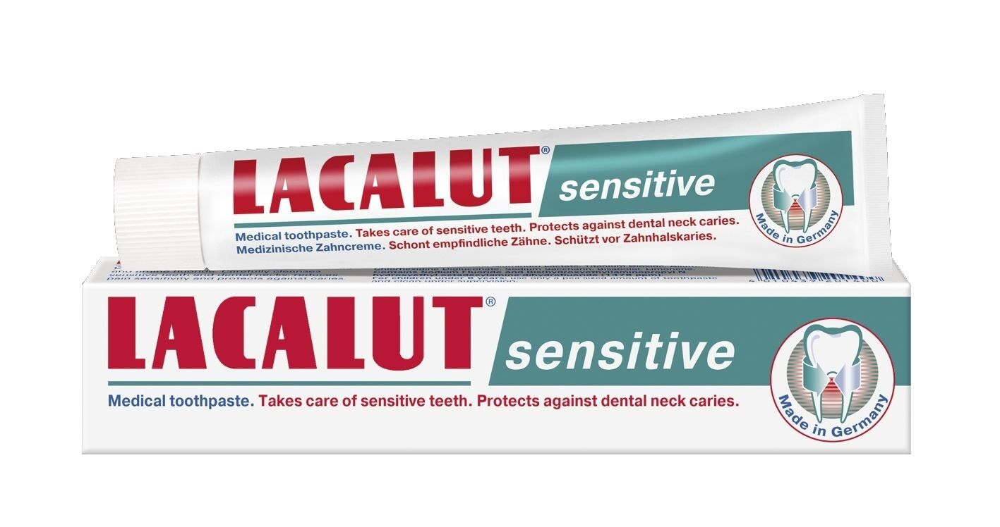 2 LACALUT SENSITIVE Daily Toothpaste Made in Germany 75ml