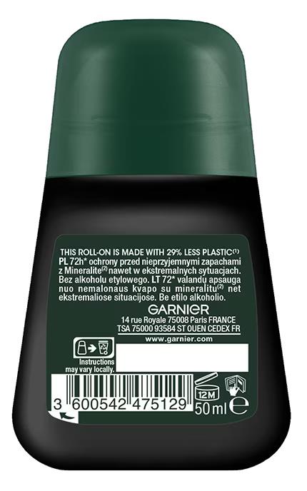 4 GARNIER MEN EXTREME PROTECTION 72h Anti Perspirant Deodorant 50ml 1.8fl oz