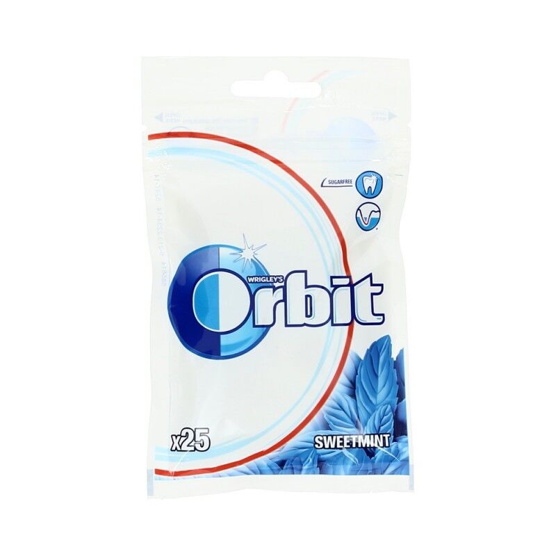 WRIGLEY'S ORBIT SWEET MINT Sugarfree Chewing Gum 35g 1.24oz