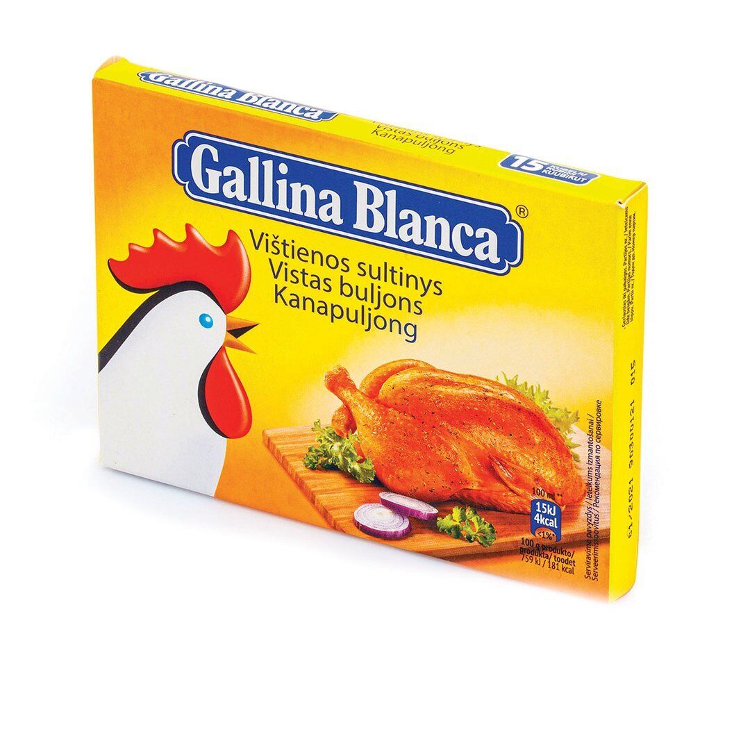 GALLINA BLANCA CHICKEN Bouillon Broth Soup Cubes 150g 5.3oz