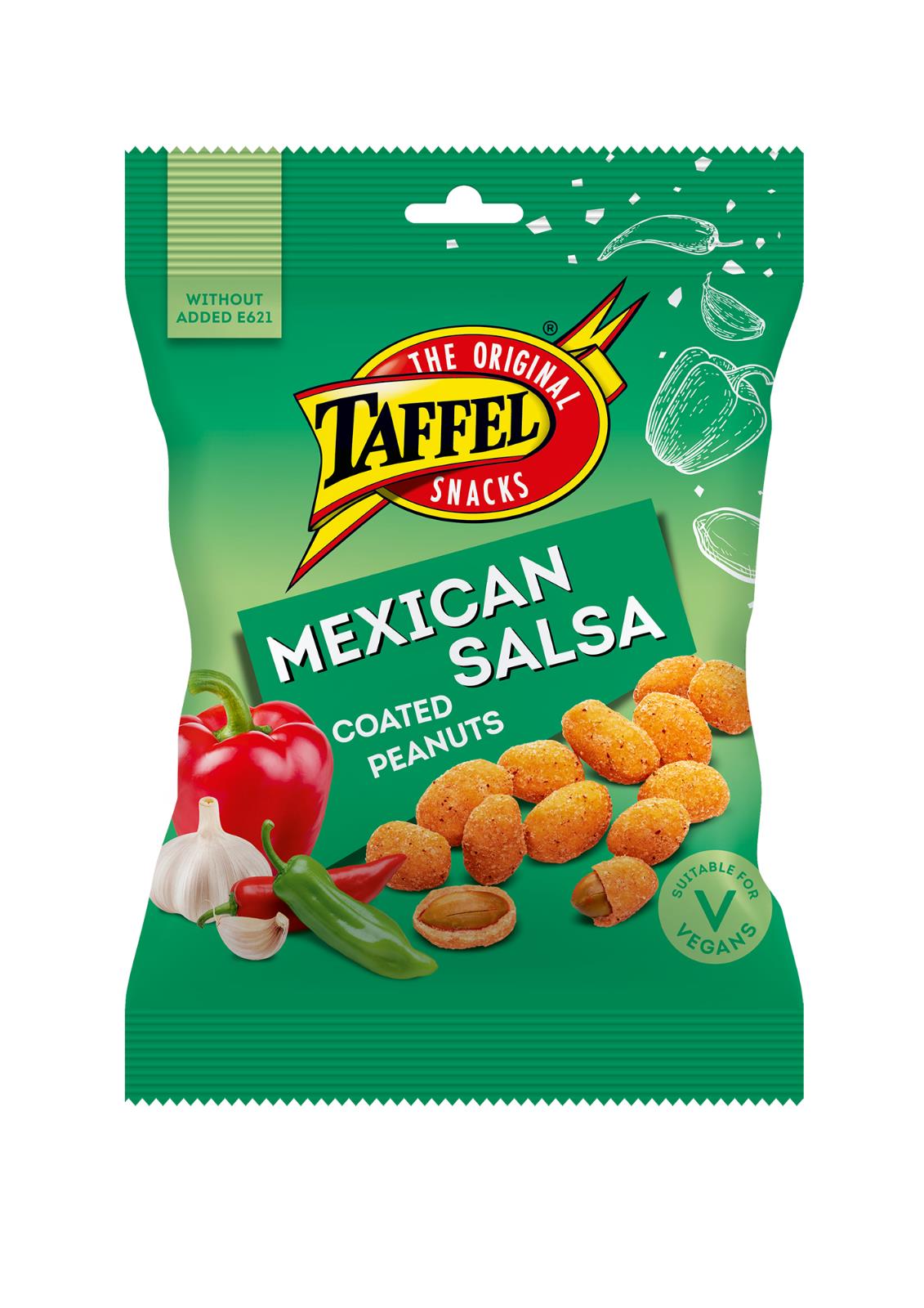 TAFFEL Coated Peanuts Variety Beer Snacks Chili Salsa Honey BBQ Flavors