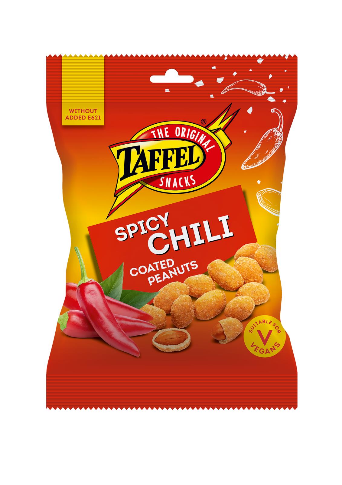 TAFFEL Coated Peanuts Variety Beer Snacks Chili Salsa Honey BBQ Flavors