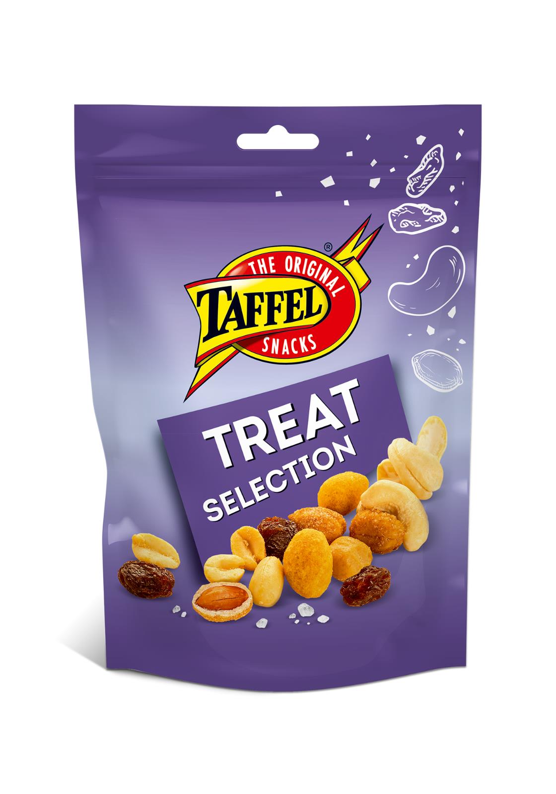TAFFEL Coated Peanuts Variety Beer Snacks Chili Salsa Honey BBQ Flavors