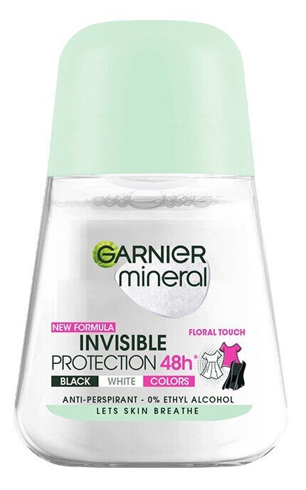 5 GARNIER Invisible 48h Protection Anti Marks Roll On Deodorant Alcohol Free