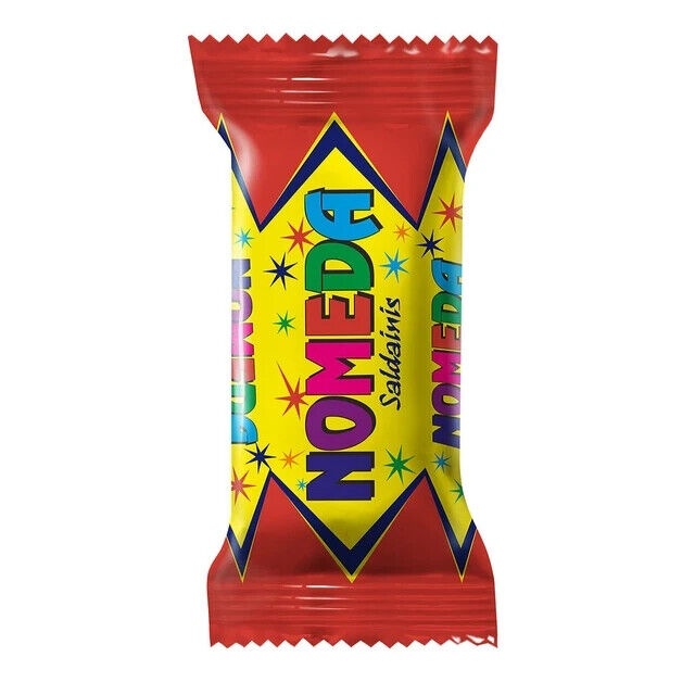 10 NOMEDA Crunchy Wafer Chocolate Bars with Peanuts & Apple Jelly 40g 1.4oz