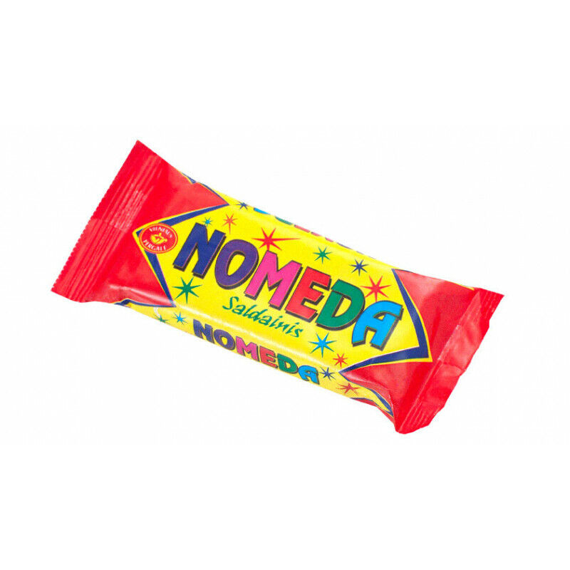 10 NOMEDA Crunchy Wafer Chocolate Bars with Peanuts & Apple Jelly 40g 1.4oz