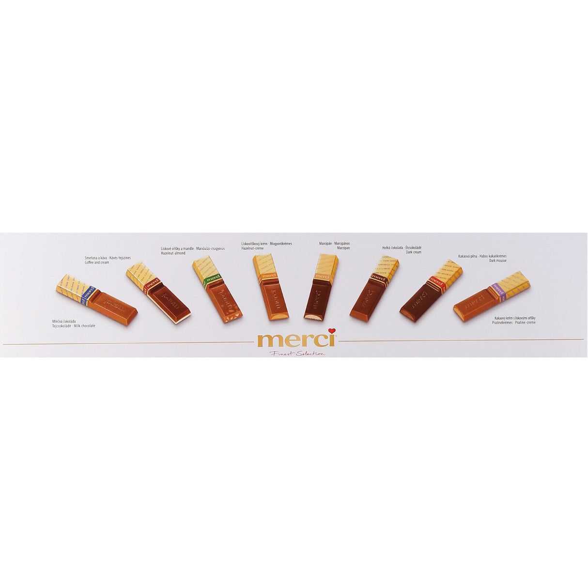 MERCI CHOCOLATE ASSORTMENT Chocolate Candies Box 400g