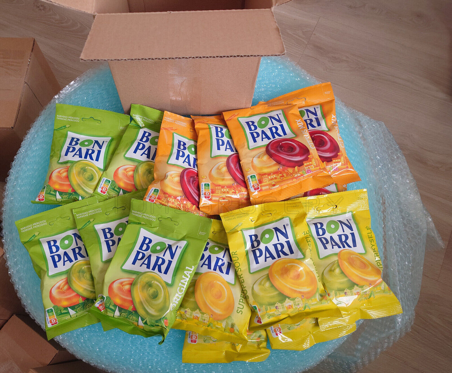 15 BON PARI Candies Fruit Citrus & Sour Flavors Bundle Bonbons European Sweets