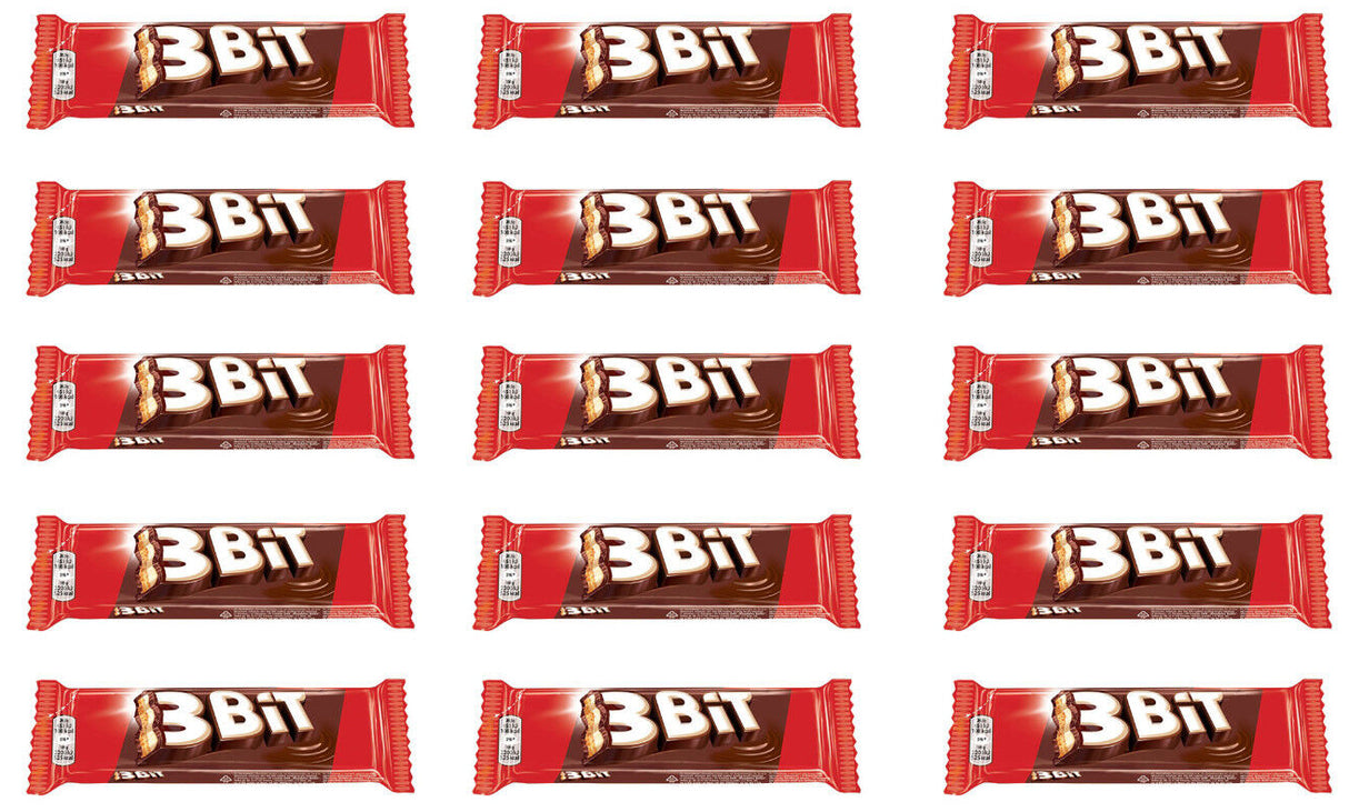 3BIT Milk Chocolate Bar with Biscuit 15 x 46g