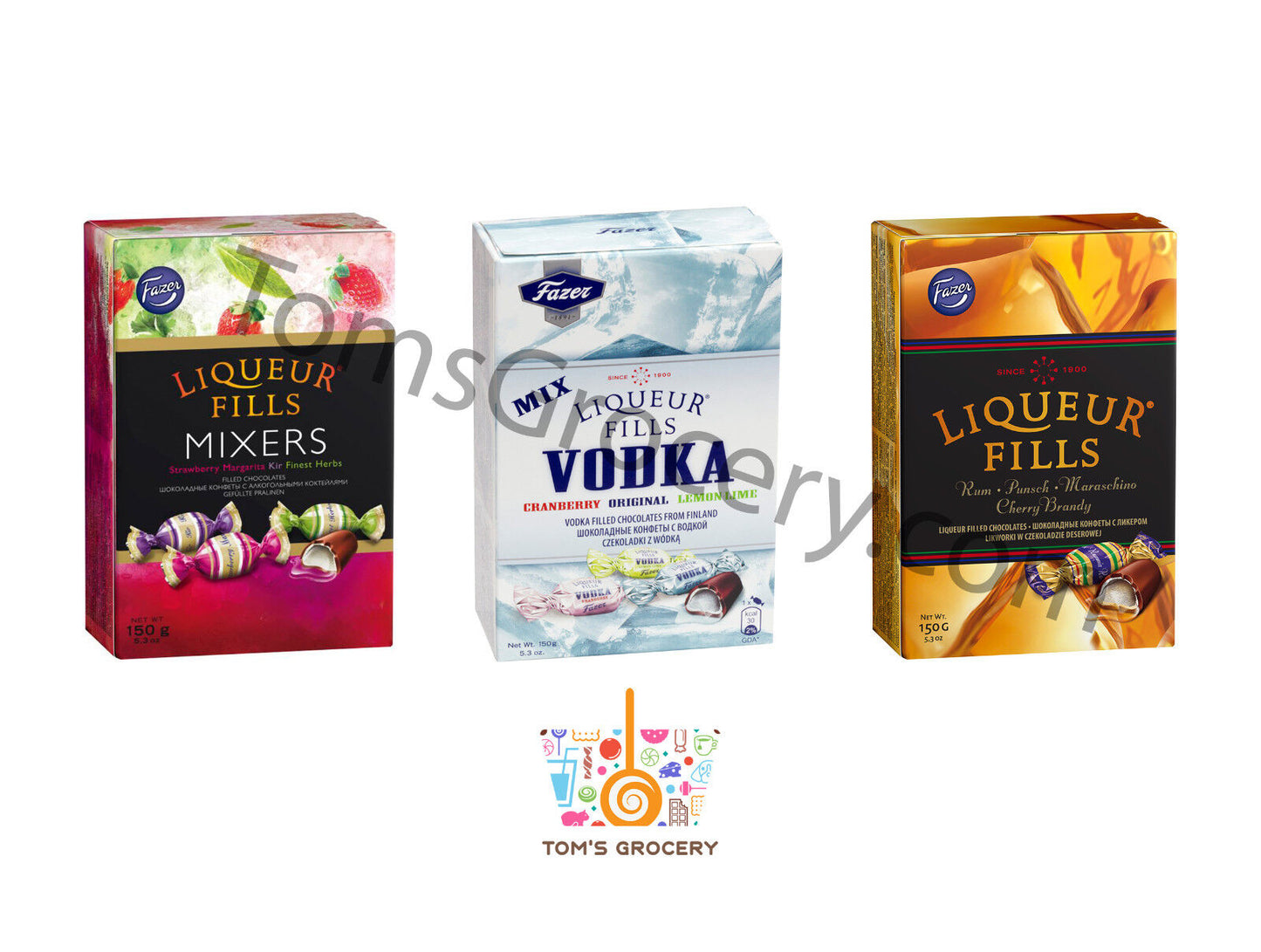FAZER Chocolate Candies Liqueur Fills European Sweets Selection