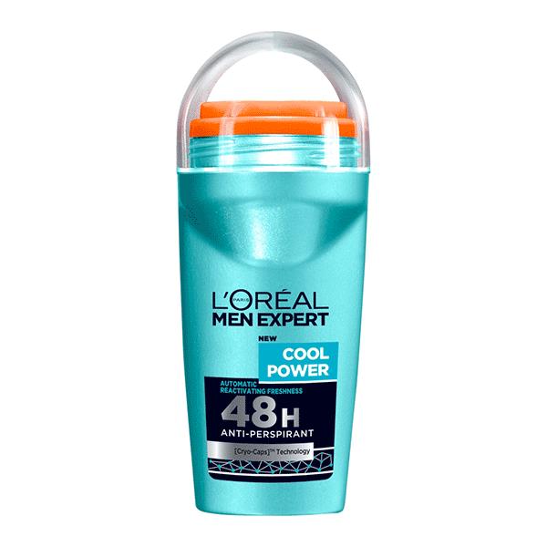 L'OREAL MEN EXPERT COOL POWER XXL Roll On 48h Deodorant Anti-Perspirant 50ml