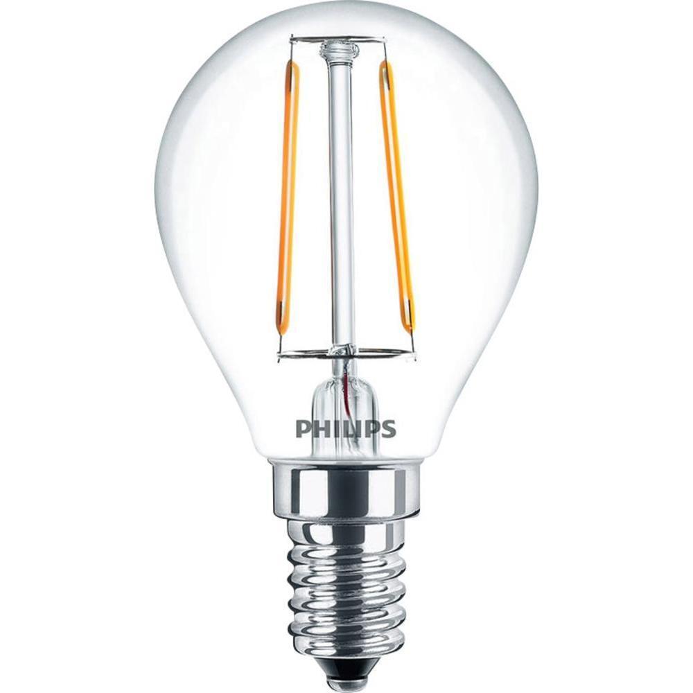 5 x Philips LED Deco Classic 2.5W (25W) E14 Vintage Luster Bulb Warm White P45