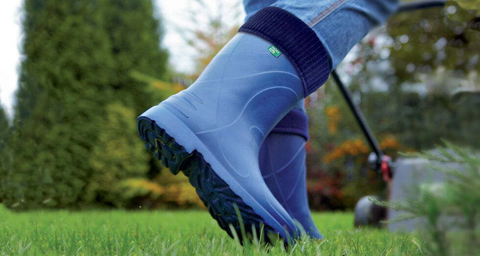 Demar Luna Ultra Light EVA Blue Rubber Rain Leisure Hobby Outdoor Boots Wellies