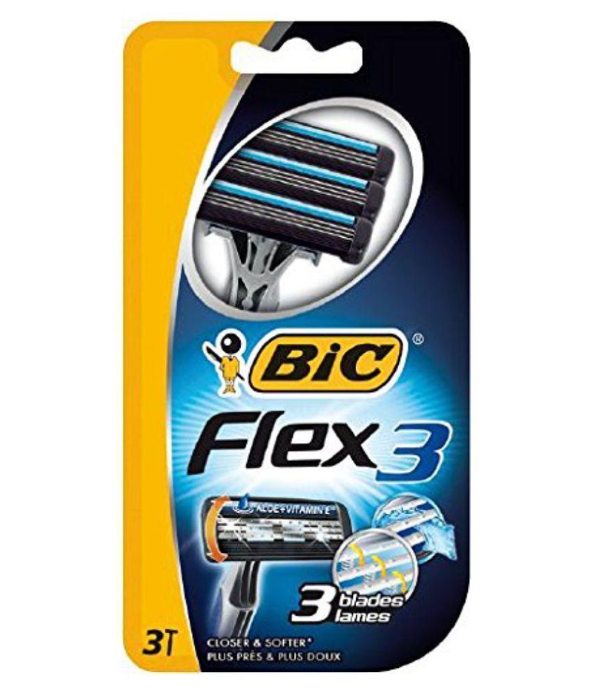 BIC FLEX 3 Classic Men's Shaving Disposable Razors Pack