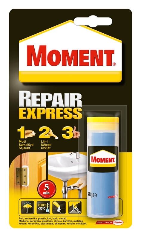 MOMENT REPAIR EXPRESS 5min Extra Strong Waterproof Glue Paste 48ml