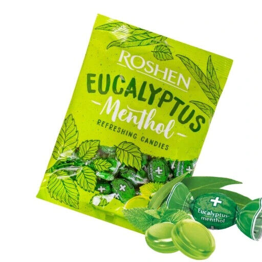 ROSHEN Menthol Eucalyptus Flavor Refreshing Candies Candy Sweets Bonbons
