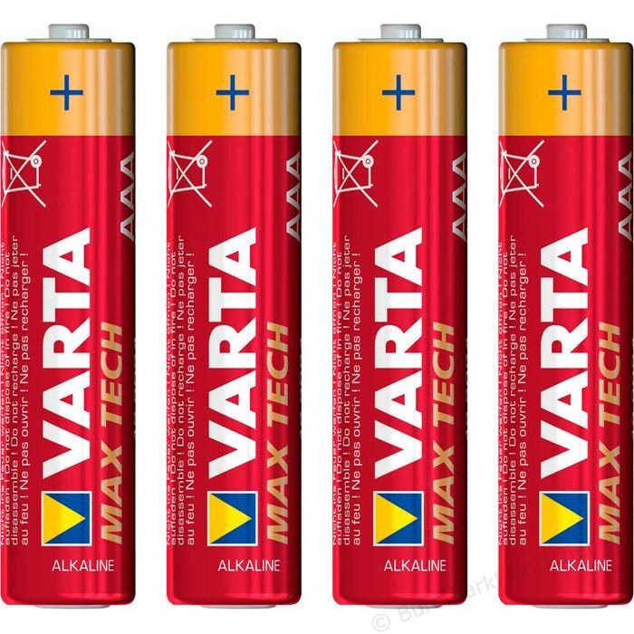 12 x VARTA Max Tech AAA LR03 4703 MN2400 1.5V Hi-Fi German Batteries