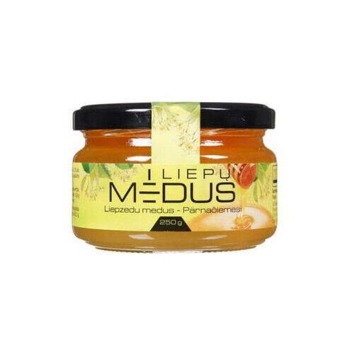 Linden Blossom Honey Natural & Pure Perfect for Tea 250g 8.8oz Glass Jar