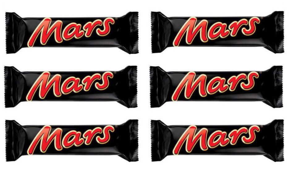 6 x MARS Caramel and Nougat Chocolate Bars 47g 1.66oz