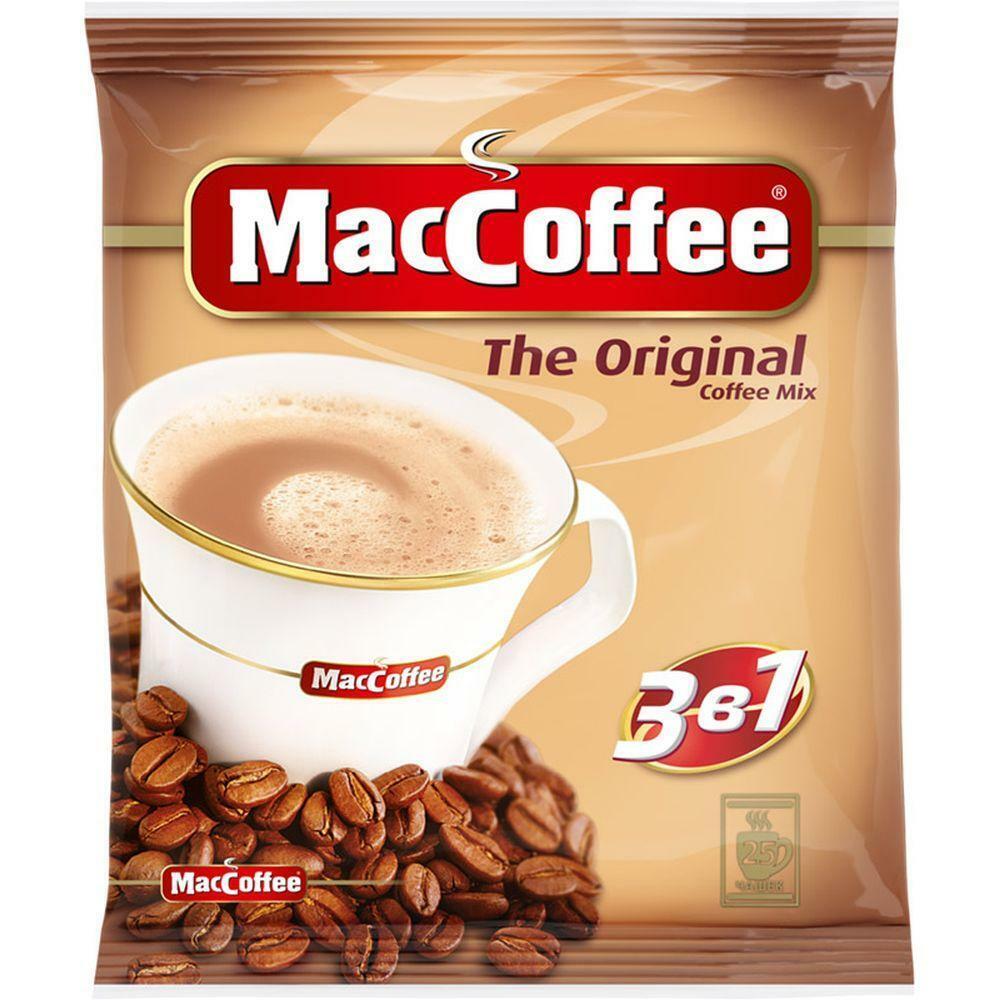 MacCoffee Original 3in1 Instant Coffee 10 Sachets Bag 200g 7.05oz