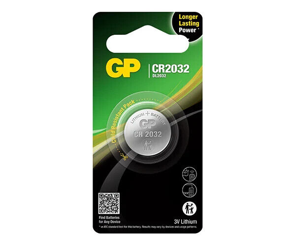 10 GP CR2032 3V LITHIUM Coin Cell Batteries DL2032 CR 2032