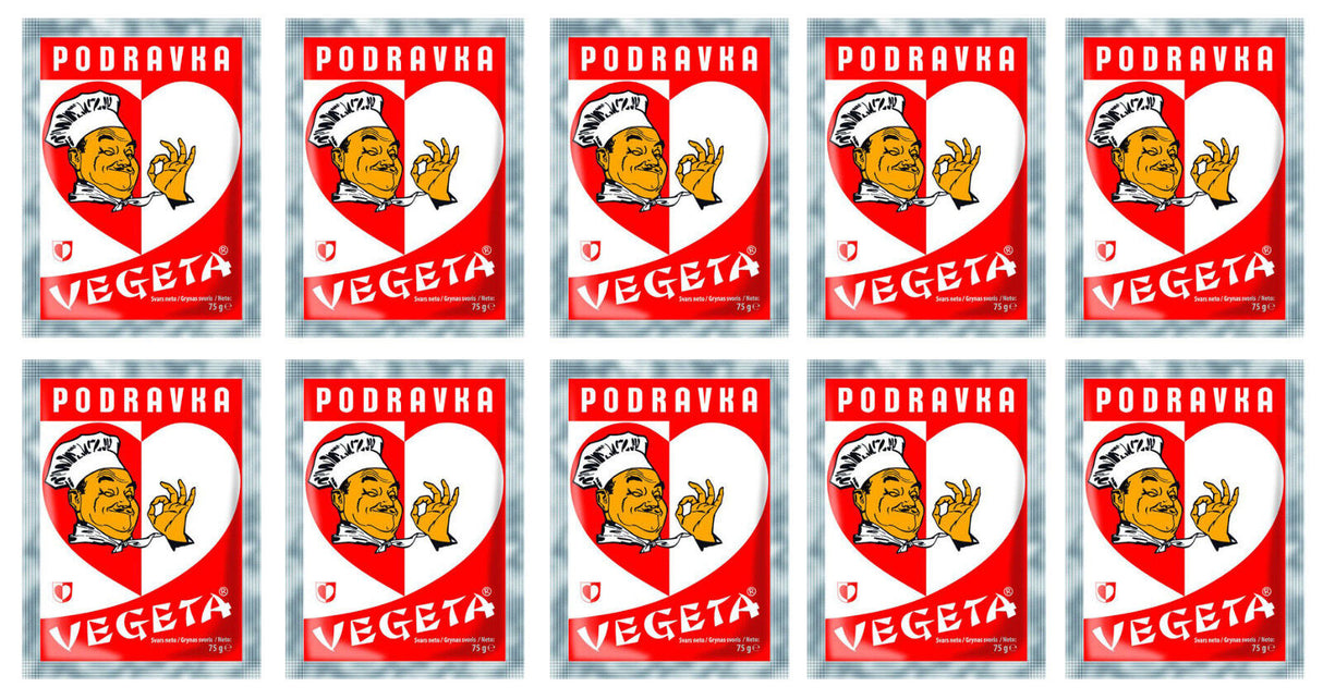 10 PORAVKA VEGETA Universal All Purpose Seasoning Spice Packs 75g 2.7oz