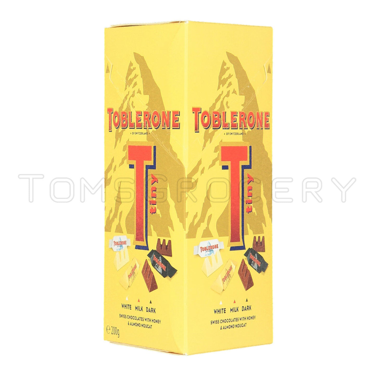 TOBLERONE Tiny Bites White, Milk & Dark Chocolate Assorted Box 200g 7oz