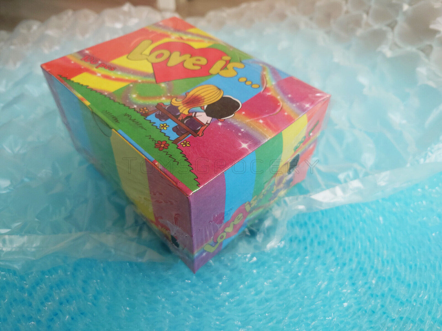 3 LOVE IS... MIXED FLAVORS SEALED BOXES 100 PCS Assorted Bubble Gums Valentine
