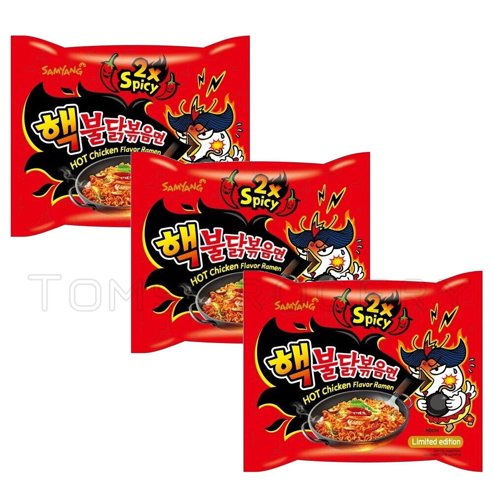 Korean Extra Hot A5 Scale Spicy Chicken Flavor Ramen Instant Noodle Soup 140g