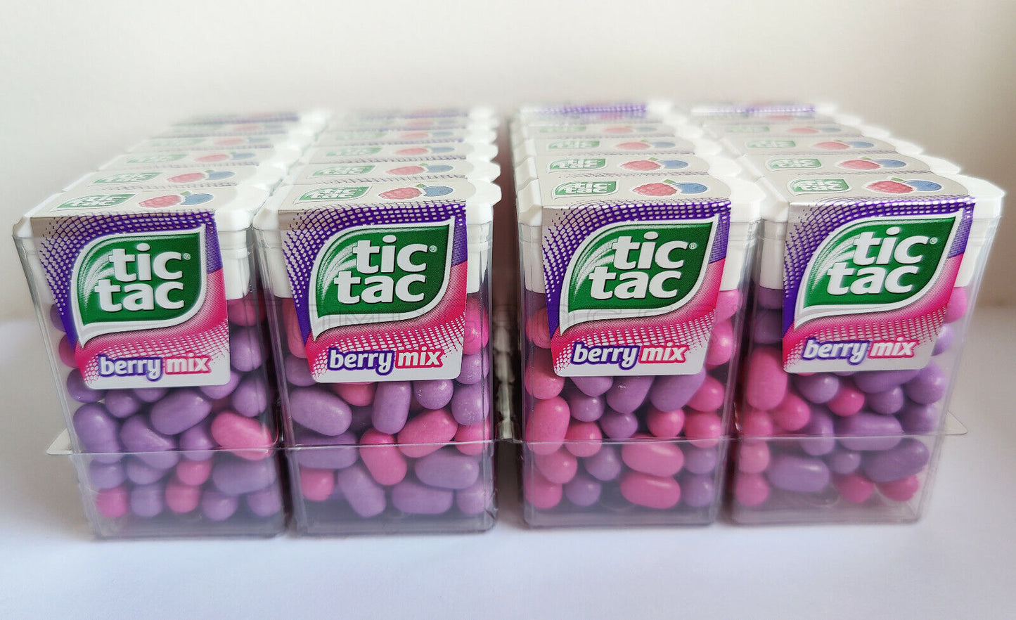 TIC TAC Berry Mix Pastilles Raspberry & Blueberry Flavors 24 pcs x 18g 0.64oz