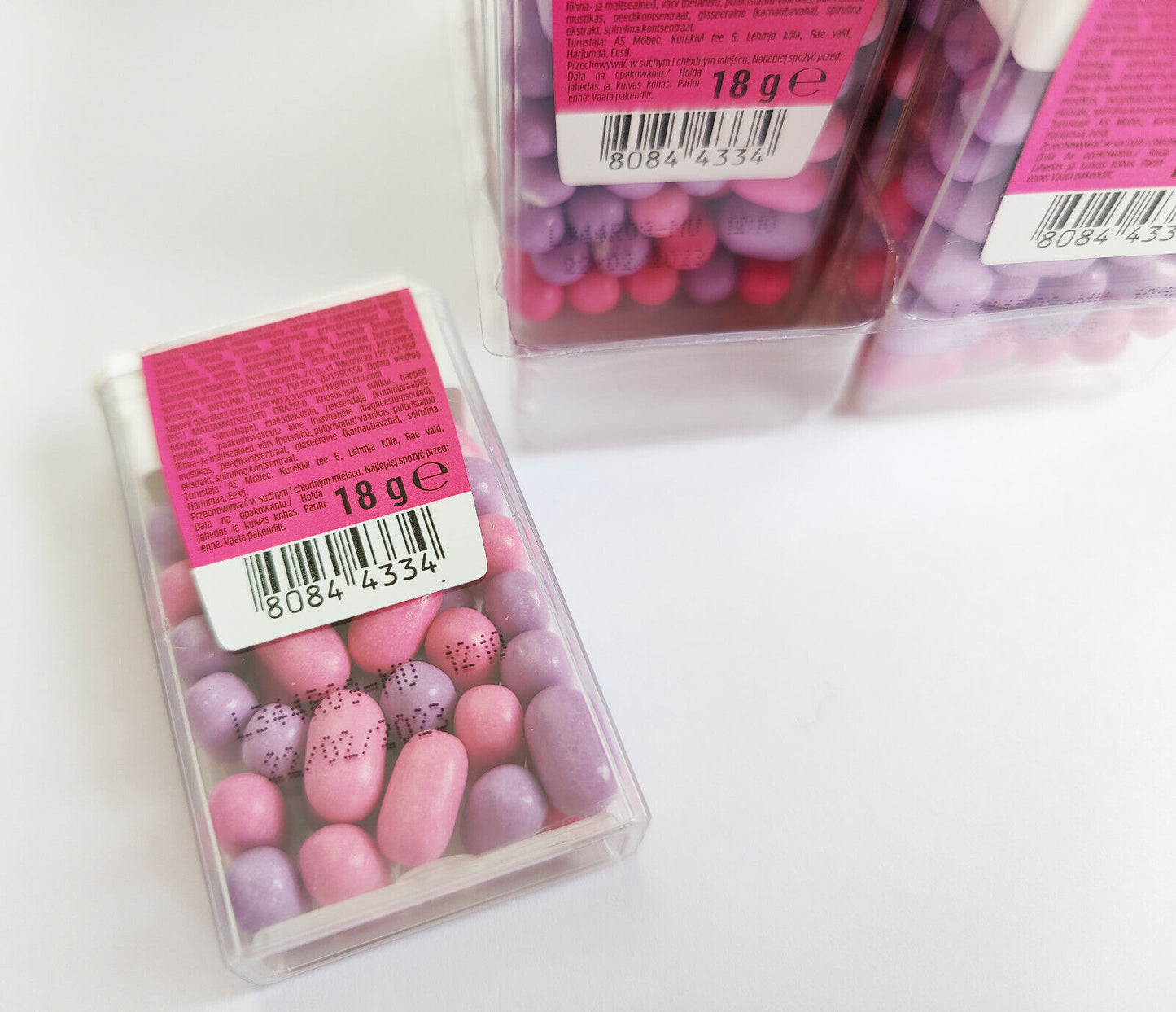 TIC TAC Berry Mix Pastilles Raspberry & Blueberry Flavors 24 pcs x 18g 0.64oz