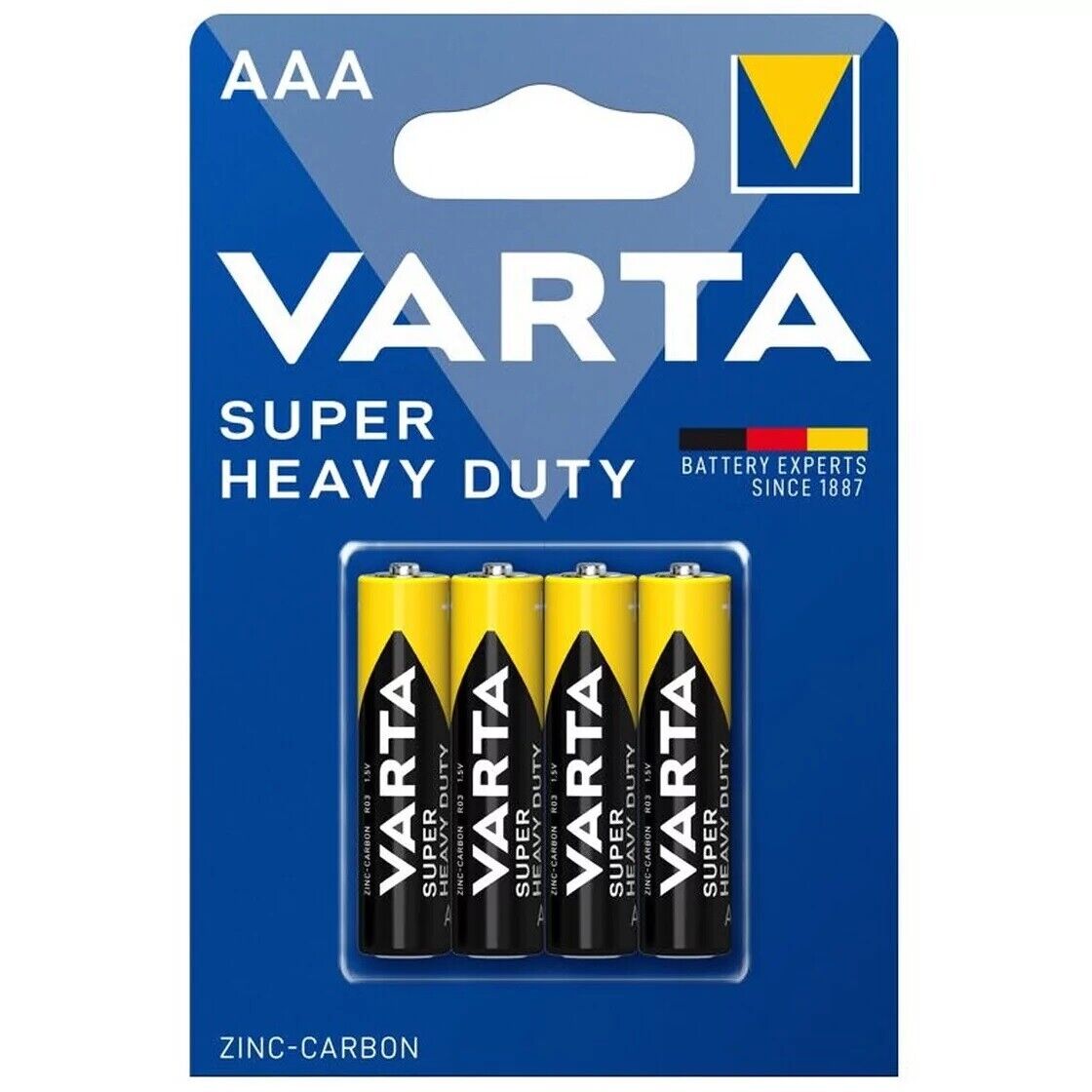 8 x VARTA Super Heavy Duty AAA Batteries Ministilo Micro LR03 2003 R03 1.5V