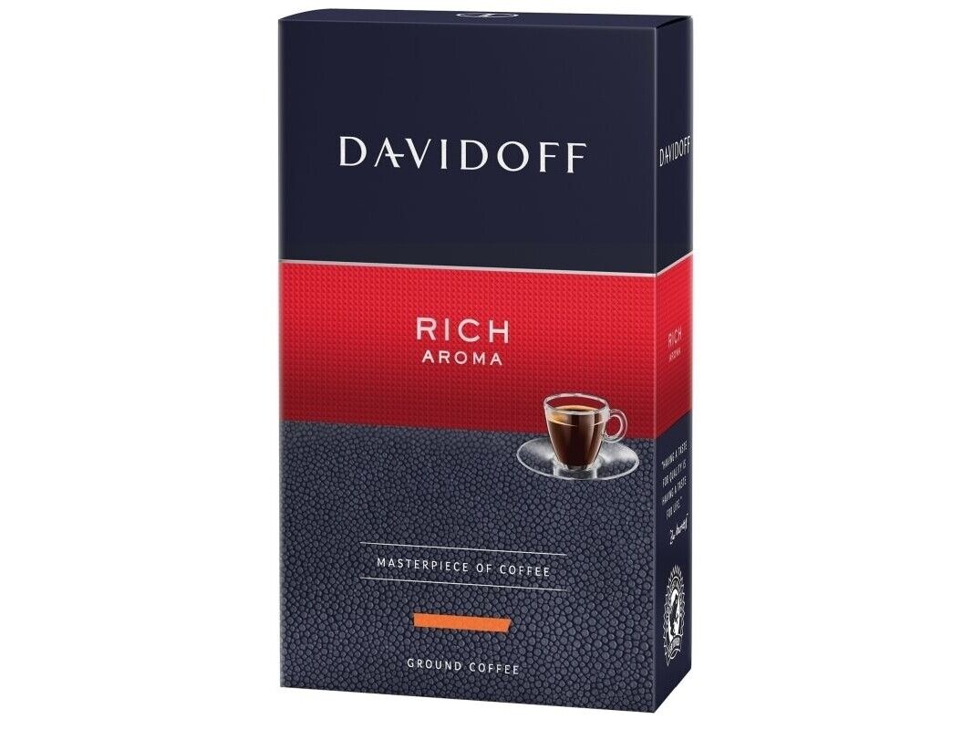 3 DAVIDOFF RICH AROMA Masterpiece Ground Coffee 250g 8.8oz