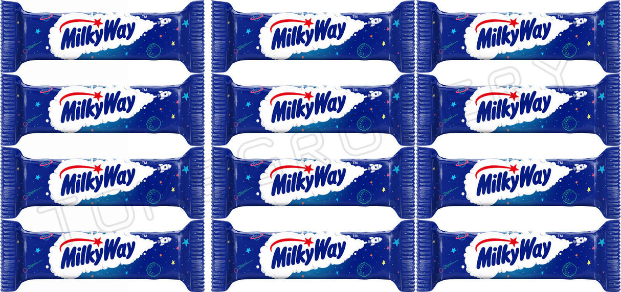 12 MILKY WAY Chocolate Bars Sweets Candy