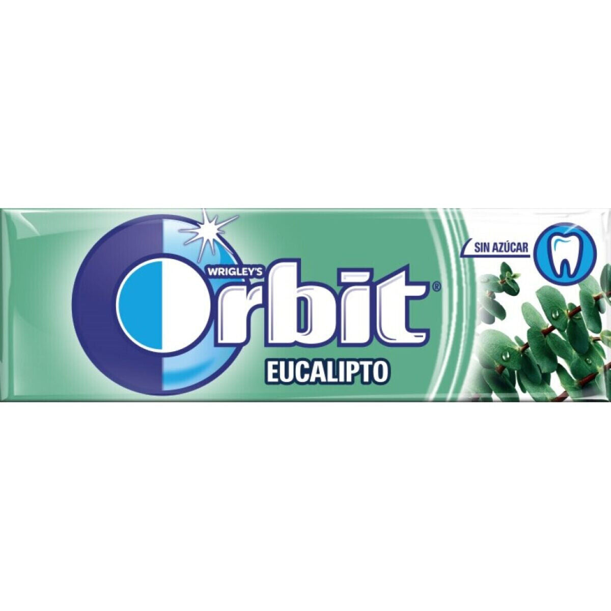 10 x WRIGLEY'S ORBIT EUCALYPTUS Flavor Sugarfree Chewing Gum 14g 0.49oz