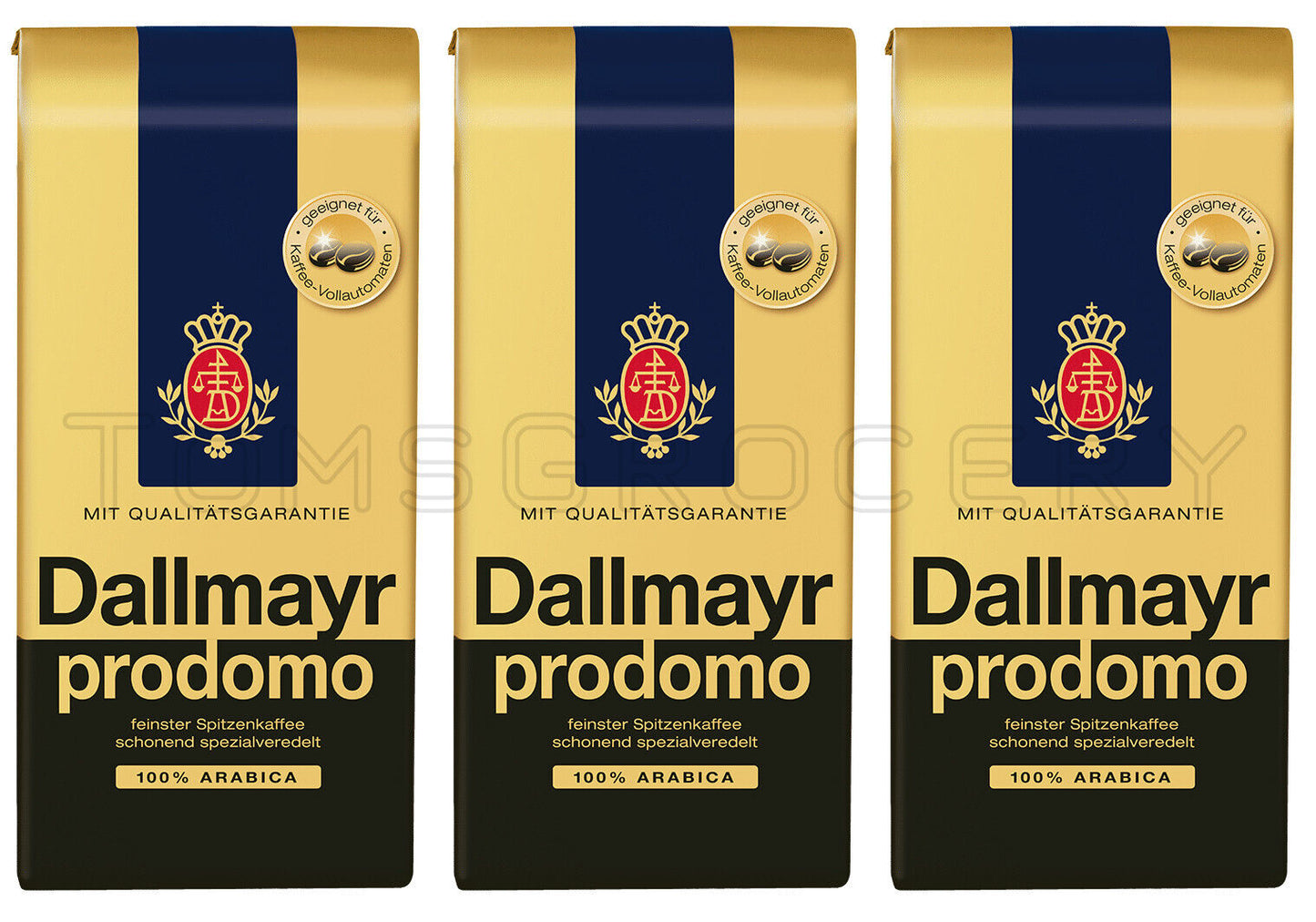 3 x DALLMAYR PRODOMO Coffee Beans Top-Quality Arabica German Product 500g 17.6oz
