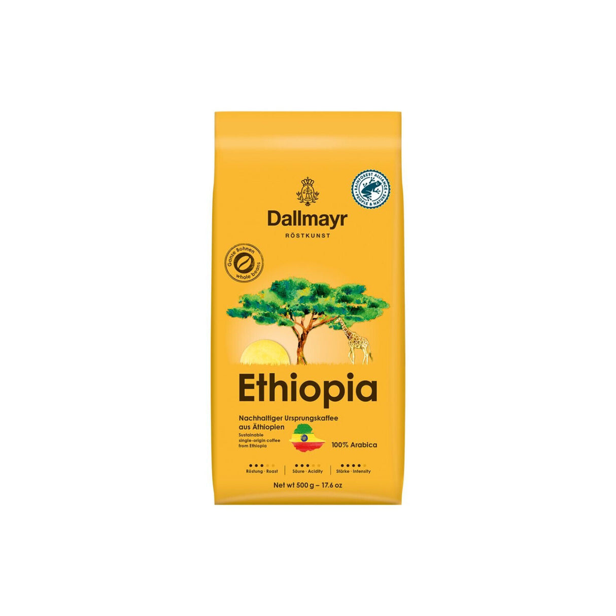 DALLMAYR ETHIOPIA Coffee Beans Top-Quality 100% Arabica 500g 17.6oz