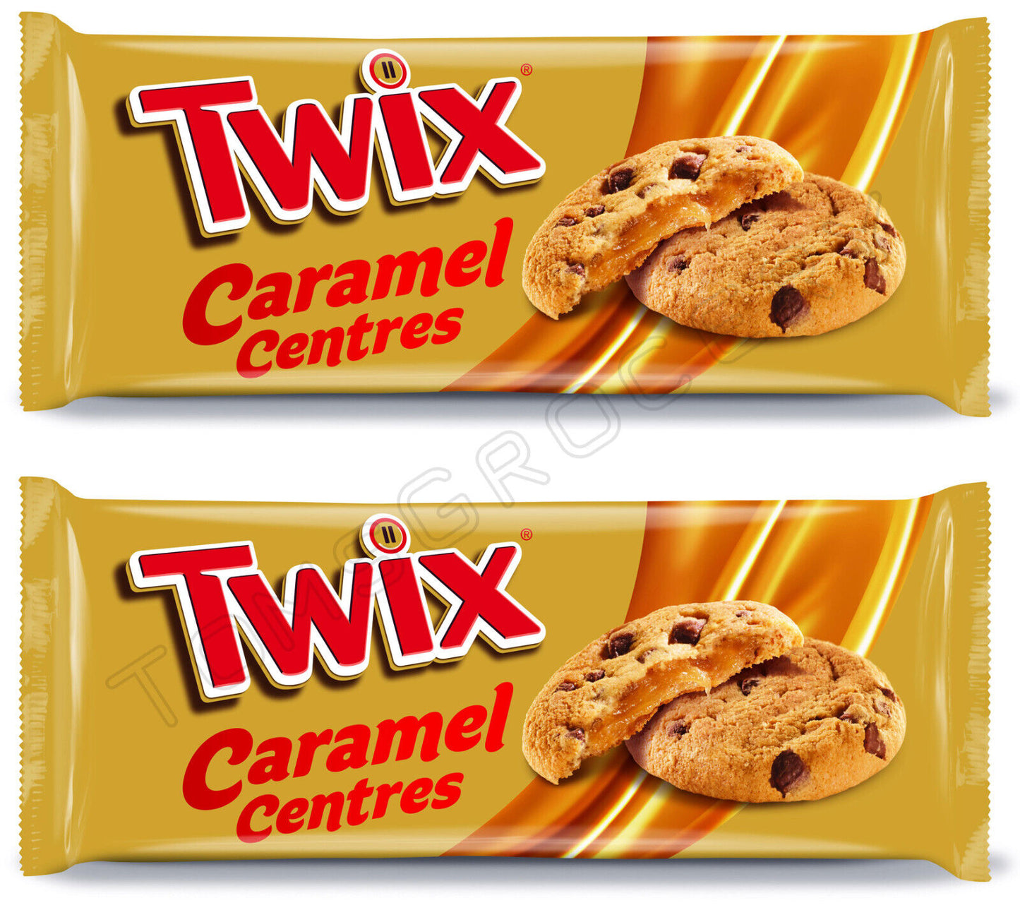 2 x TWIX Caramel Filled Cookies with Chocolate Bits European Snacks 144g 5oz