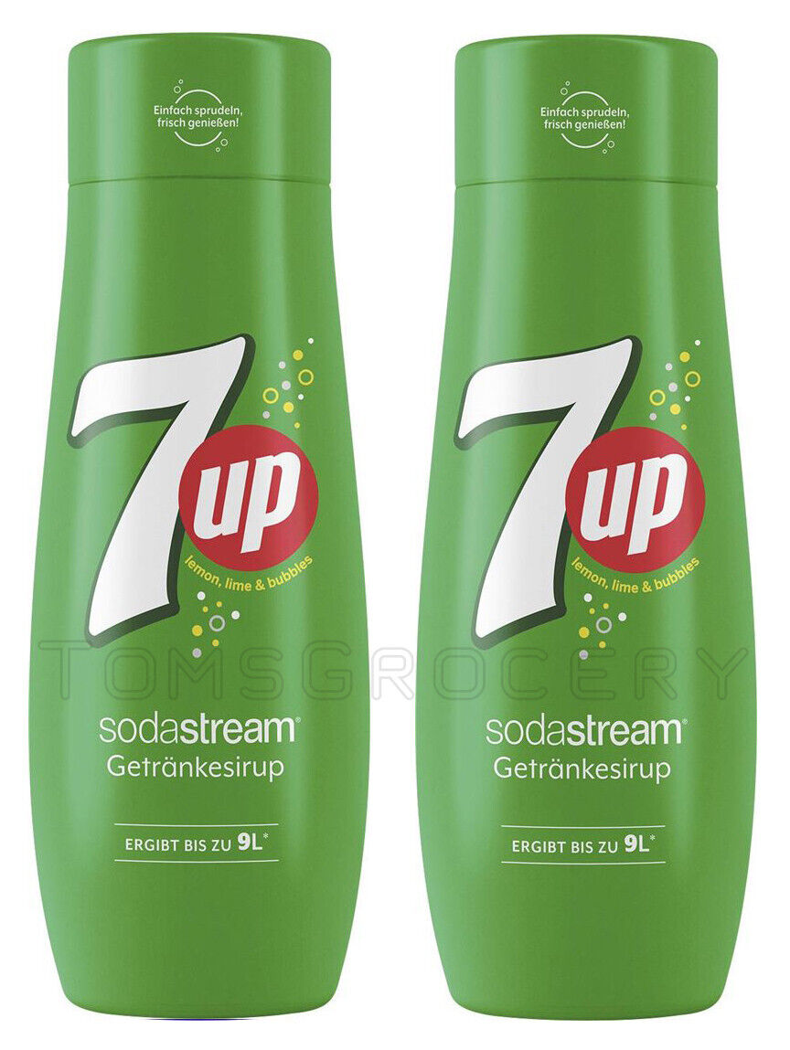 2 x SODASTREAM 7UP Flavor Syrup Concentrate 440ml 14.8fl. oz.