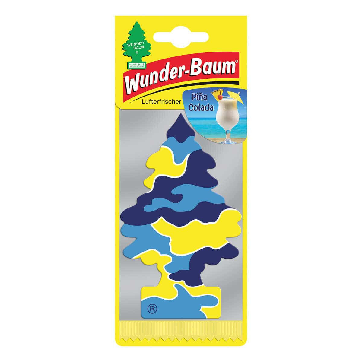 8 WUNDER BAUM PINA COLADA Car Scents Hanging Little Trees Air Freshener