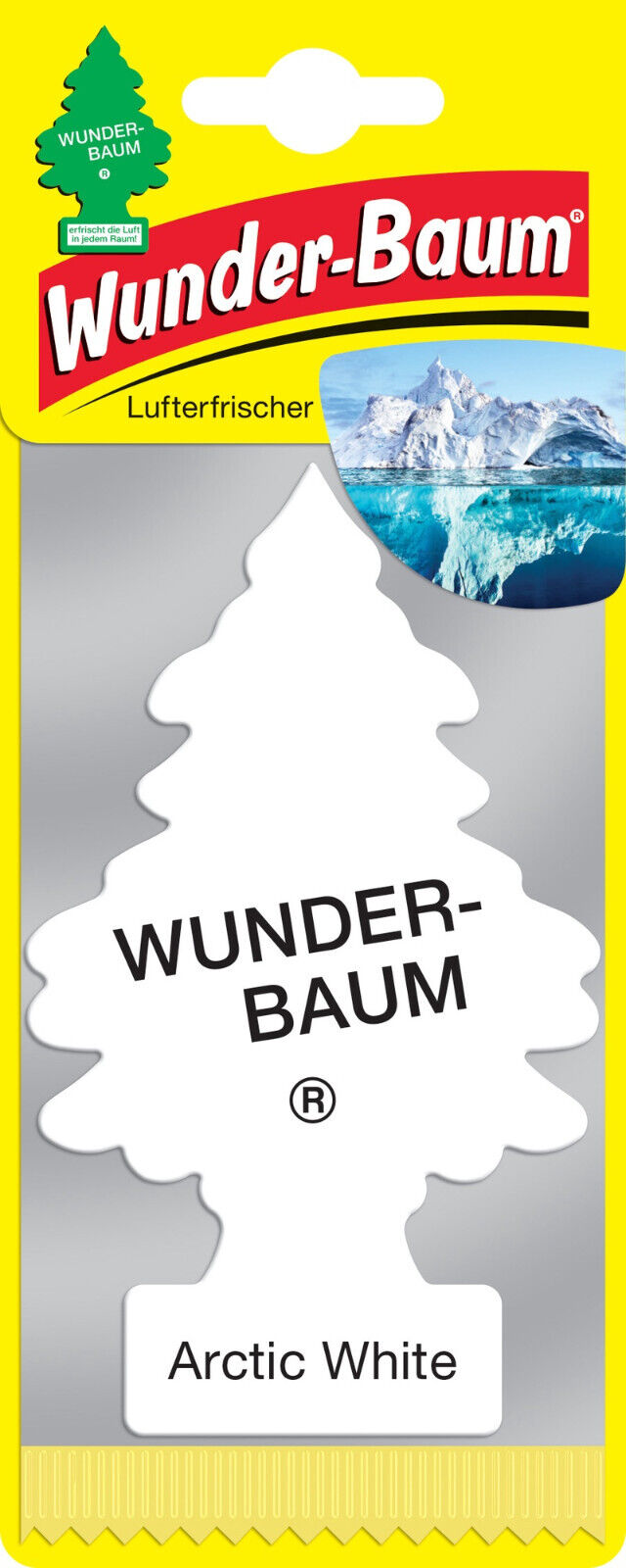 8 WUNDER BAUM ARCTIC WHITE Car Scents Hanging Little Trees Air Freshener